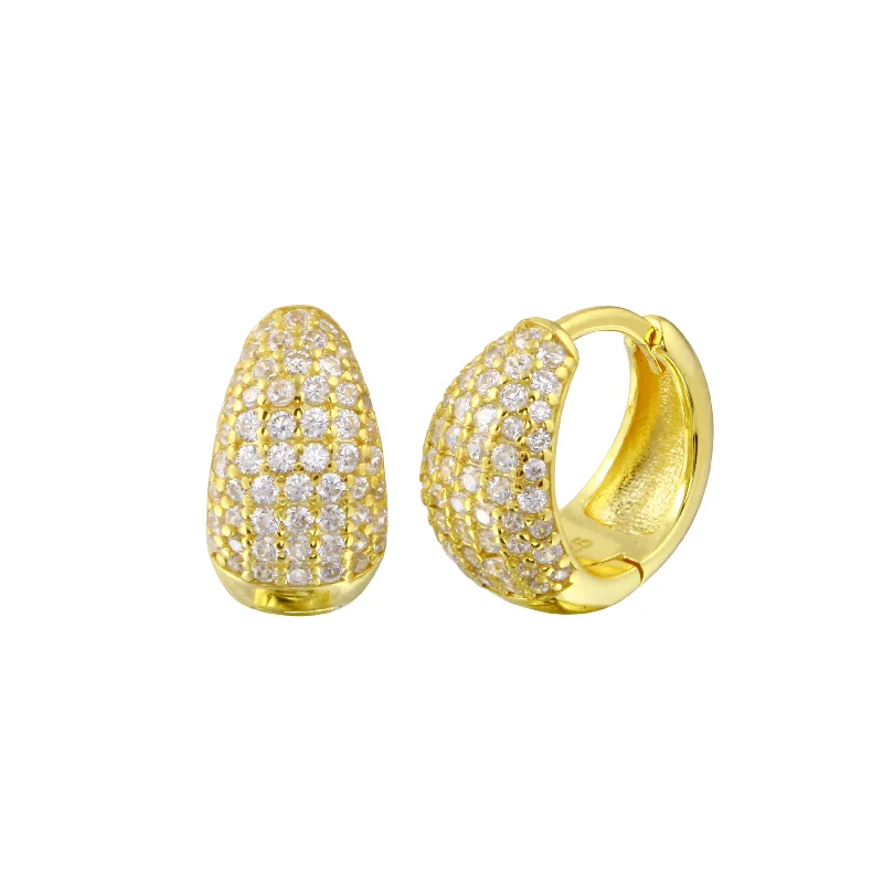 Holiday Jewelry Sale – Perfect Gifts At The Best Prices Chunky Pave Huggies