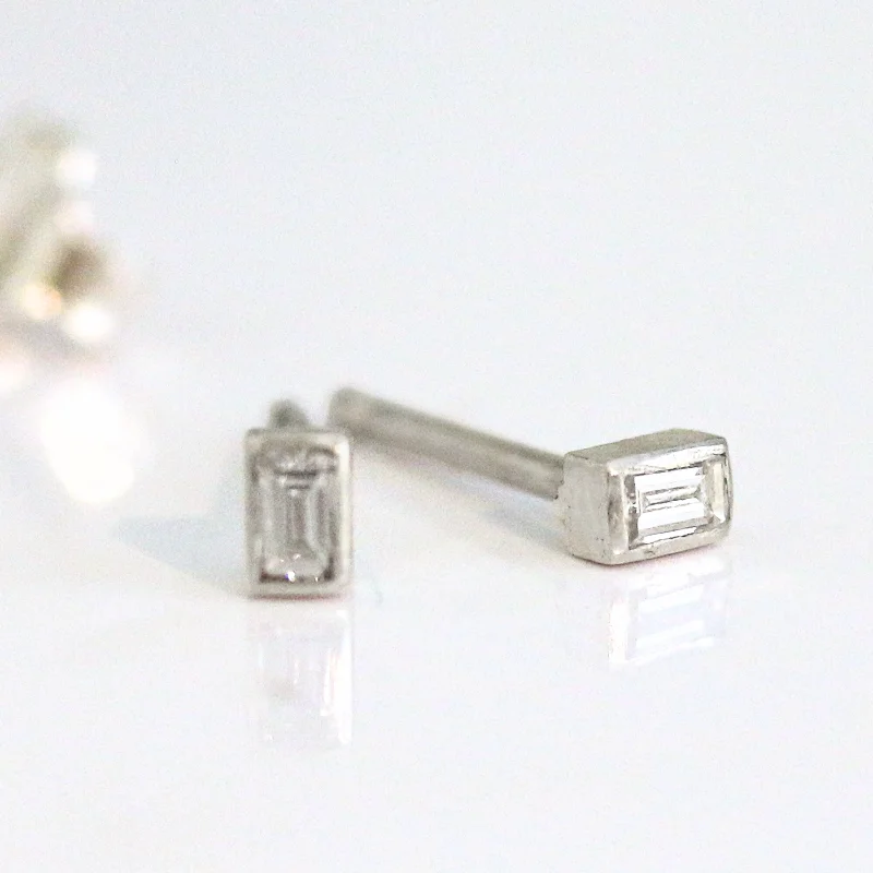 Unmissable Jewelry Sale – Shop Before It's Too Late DIAMOND BAGUETTE STUDS
