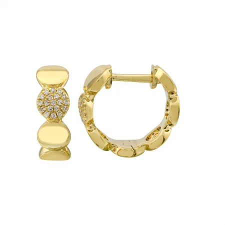 Dazzle With Discounts – Shop Jewelry On Sale 14k Diamond Disk Huggies