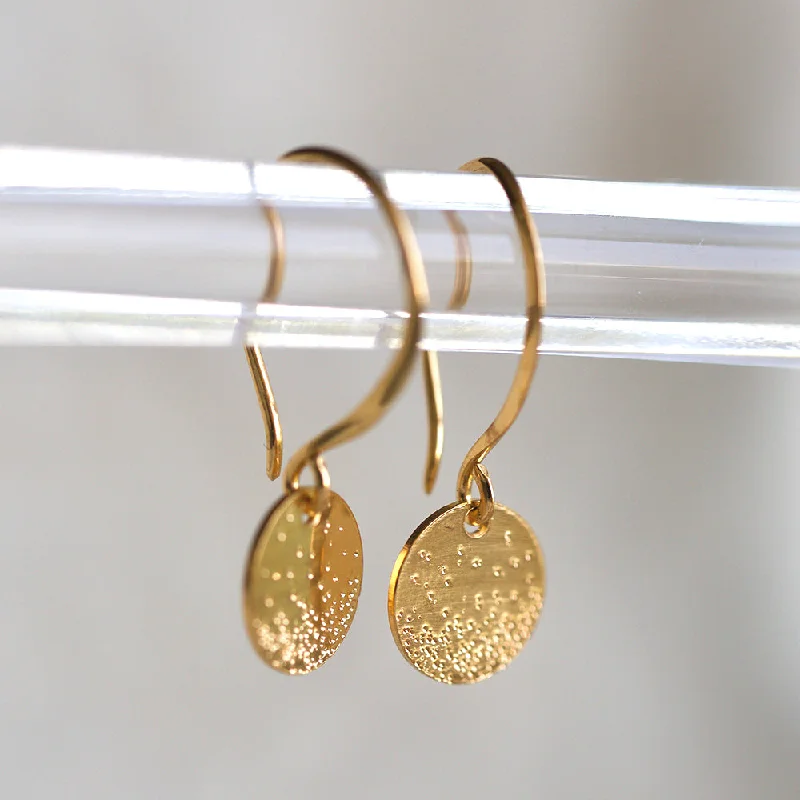 Limited-Time Offer On Premium Jewelry Collections DIAMOND DUSTED COIN EARRINGS