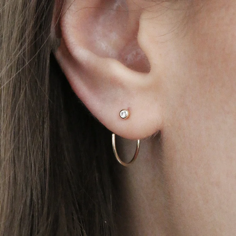 Affordable Luxury Jewelry For Every Occasion DIAMOND FLECK HUGGIES