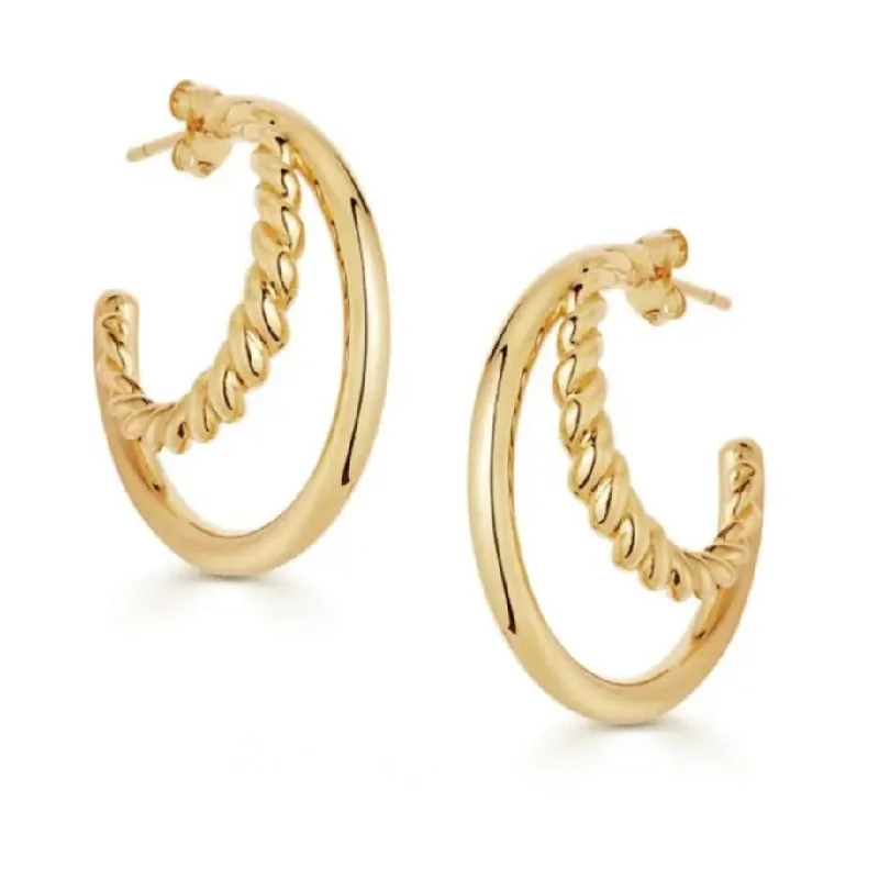 Luxury Meets Affordability – Jewelry Sale Now Live Double Rope Hoops