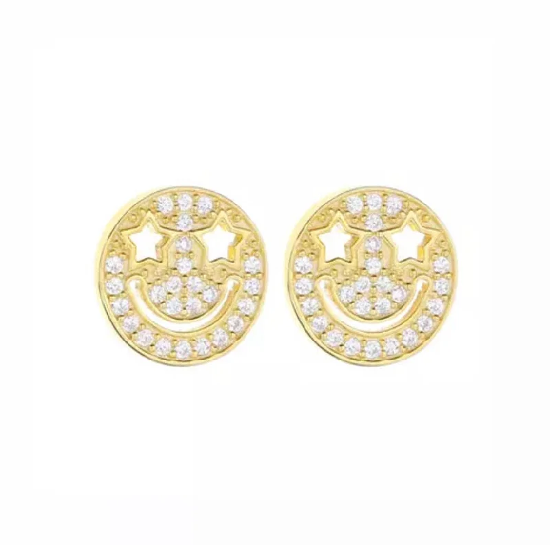 Sparkle On A Budget – Fine Jewelry For Less Emoji Stud