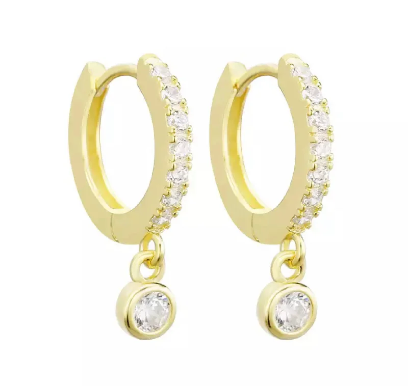 Modern Jewelry At Exclusive Discounts – Shop Today Everyday Bezel Huggies