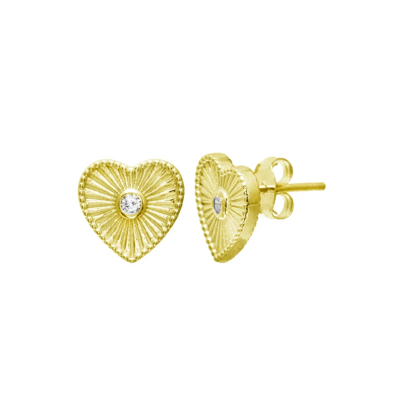 Save On Luxury Jewelry Pieces – Limited-Time Offers Fluted Heart Stud