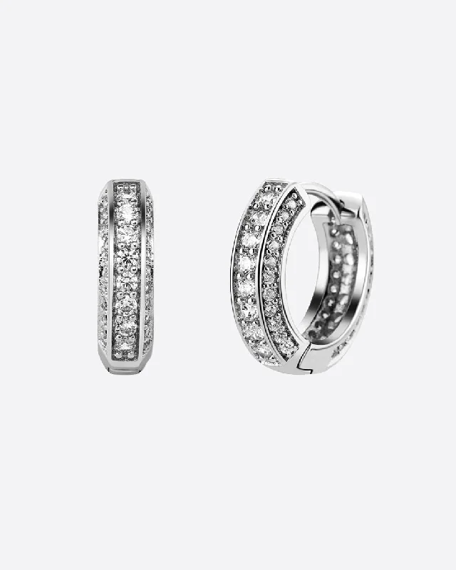 Limited-Time Offer On Elegant Jewelry Pieces FROSTIES EARRINGS. - WHITE GOLD