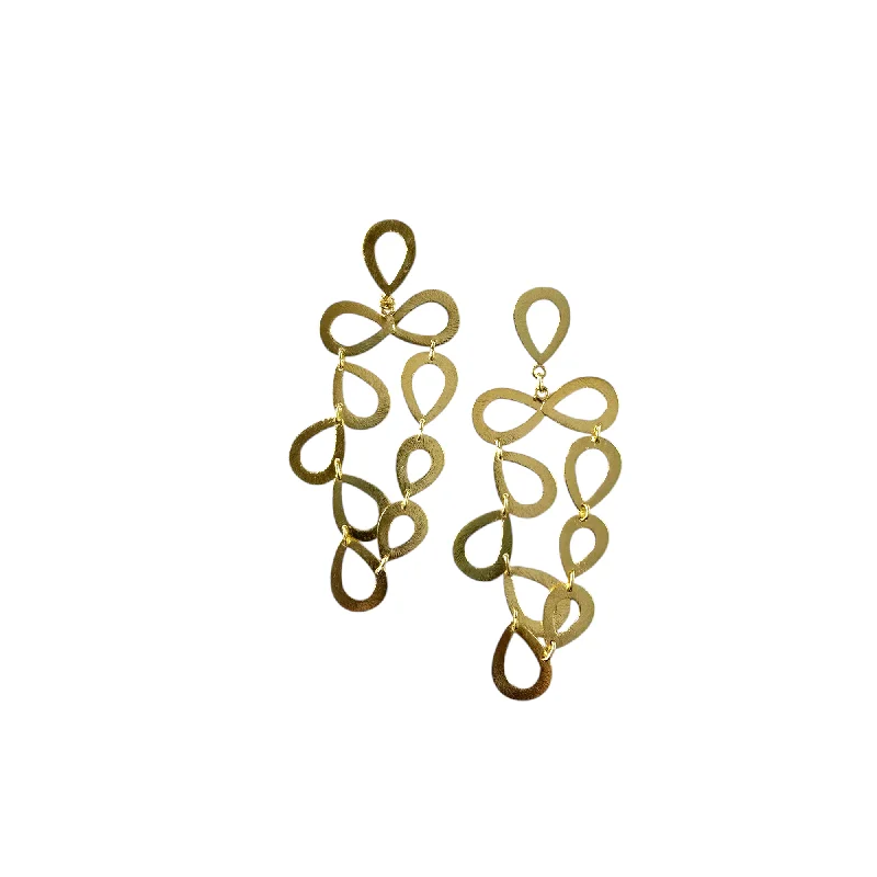 Limited-Stock Jewelry Sale – Once It's Gone, It's Gone Gold Infinity Chandelier Earrings Limited-Stock Jewelry Sale – Once It's Gone, It's Gone Gold Infinity Chandelier Earrings