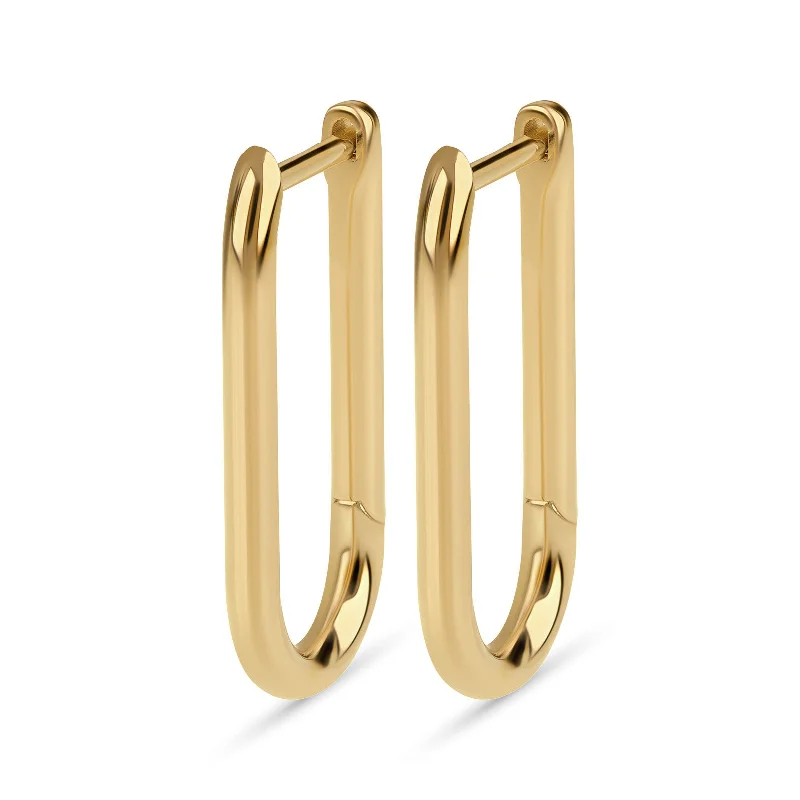 Jewelry Flash Sale – Stylish Designs At Unbeatable Rates Gold Oval Hinge Earrings