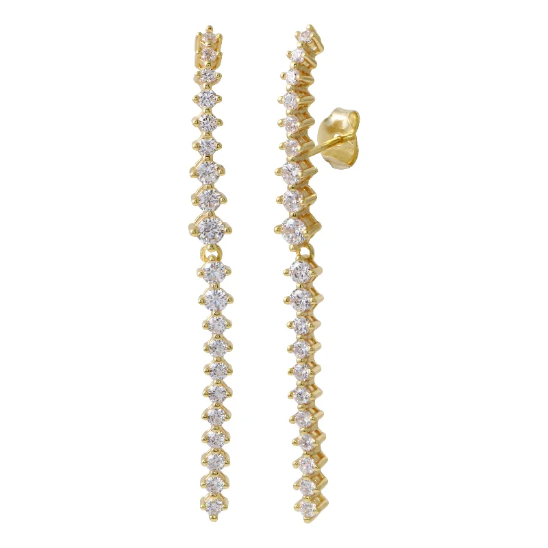 Premium Jewelry Now Available At Special Discounts Graduated Diamond Drop Earring