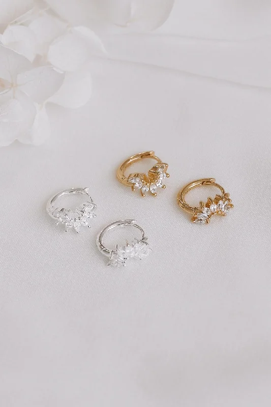 Elegant Rose Gold Jewelry For A Stylish Touch Kelsey - Sterling Silver Hoop Earrings Elegant Rose Gold Jewelry For A Stylish Touch Kelsey - Sterling Silver Hoop Earrings