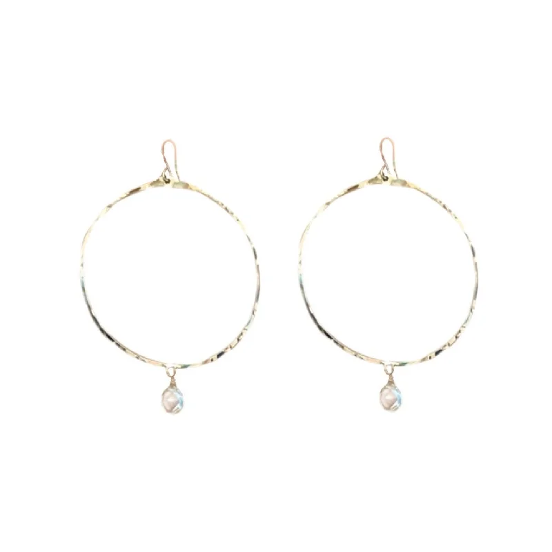Special Offers On Handcrafted And Designer Jewelry Kendall Crystal Hoop Earrings