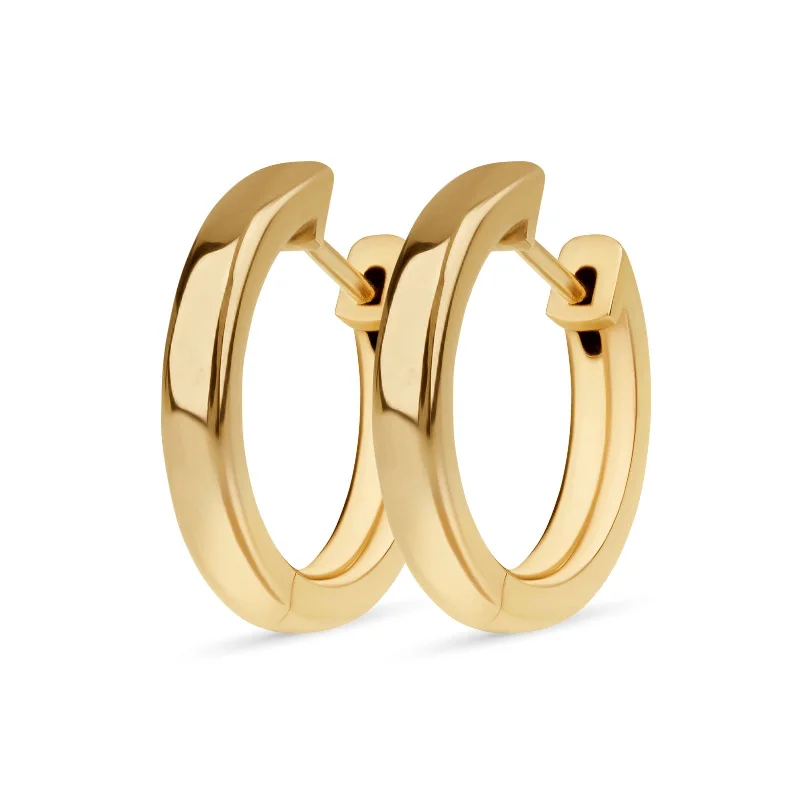Dainty And Elegant Jewelry Now At Reduced Prices Large Gold Round Huggies