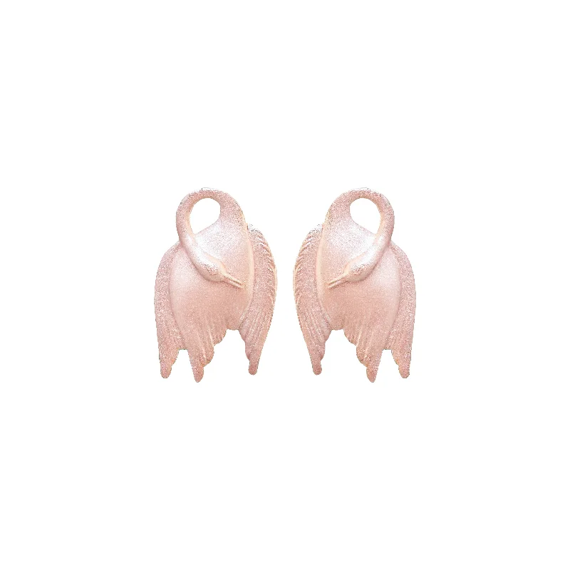 Unmissable Deals On Handmade Jewelry Collections Little Blush Swan Earrings