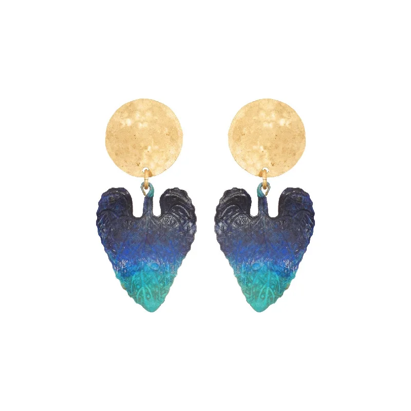 Bohemian-Inspired Jewelry For Free-Spirited Fashion Little Wild Violet Earrings
