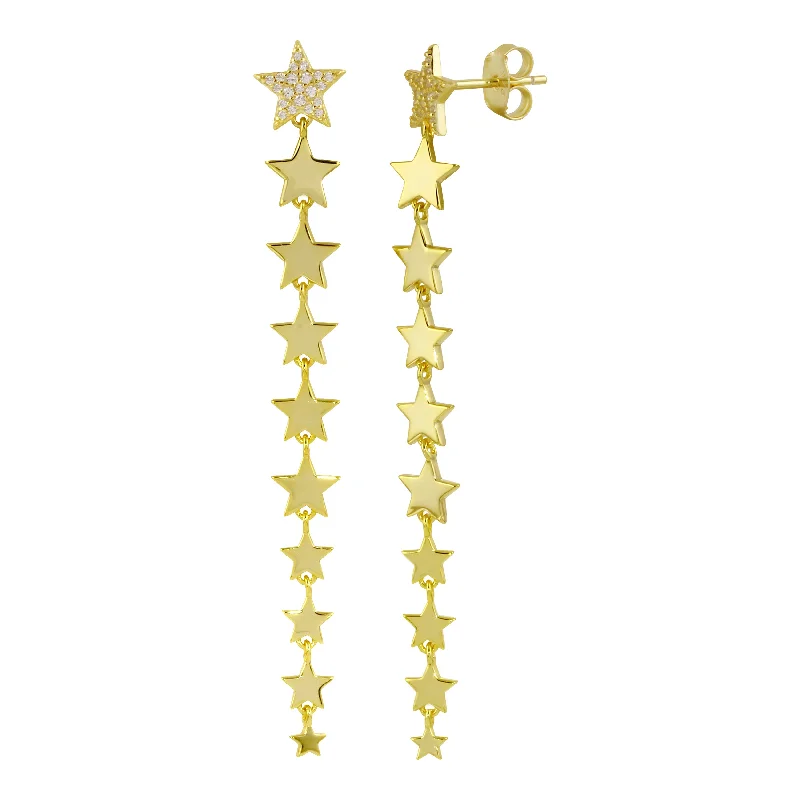Limited-Time Jewelry Sale – Elegant Styles At Less Long Falling Star Earrings