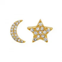 Shop Signature Jewelry Styles At Exclusive Prices Moon Star Diamond Stud