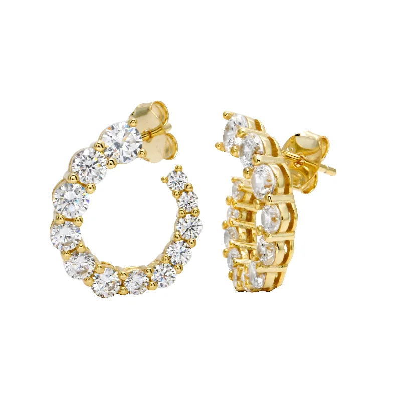 Bestselling Jewelry At Special Promotional Rates Open Swirl Diamond Hoop