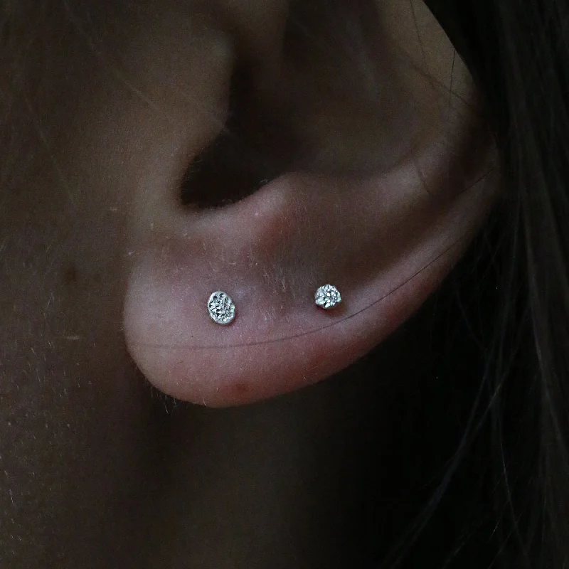 Grab Your Favorite Jewelry At The Lowest Prices DIAMOND DUSTED OVAL FLECK STUDS