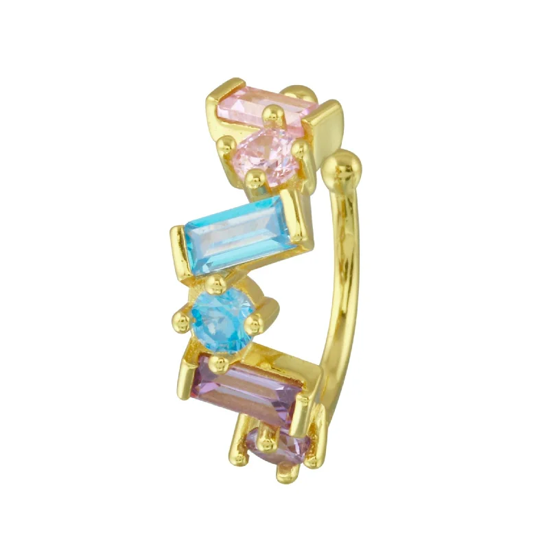 Exclusive Jewelry Markdowns – Limited-Time Offer Pastel Baguette Cuff