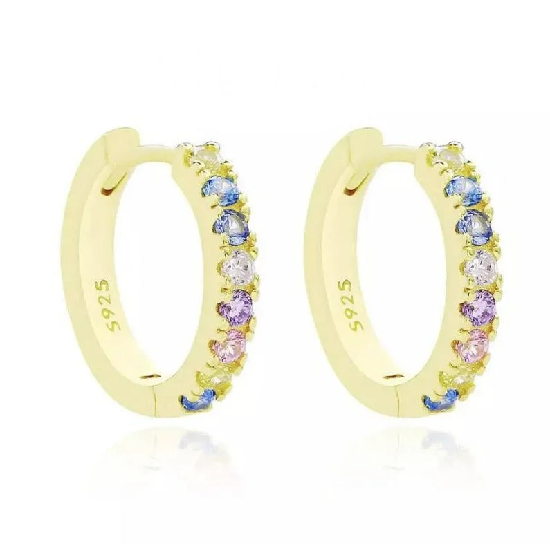 Timeless Jewelry Styles At Wallet-Friendly Prices Pastel Rainbow Huggies