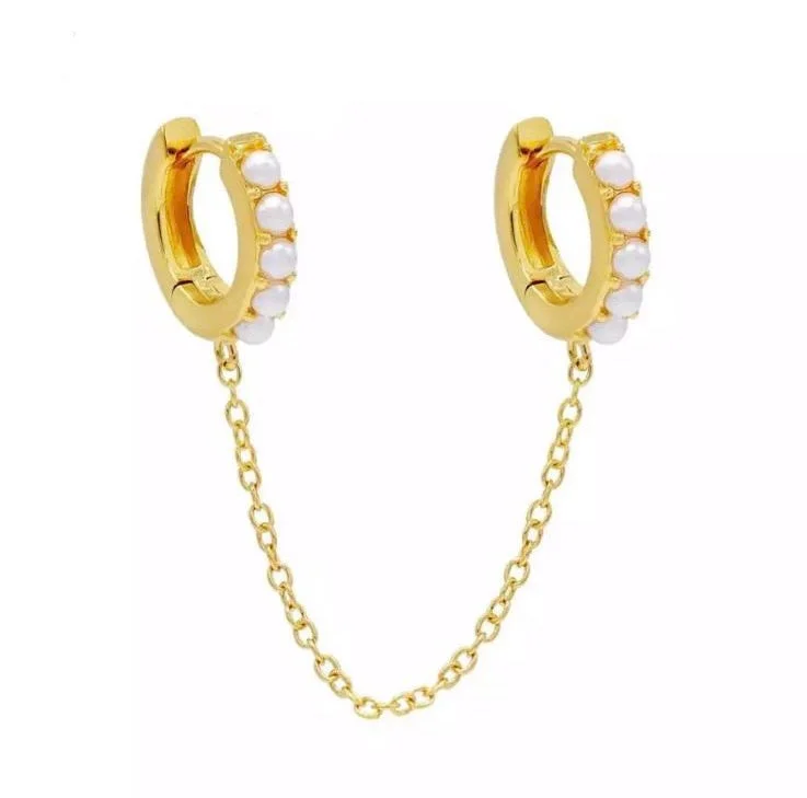 Jewelry Deals That Outshine The Rest Pearl Double Huggie