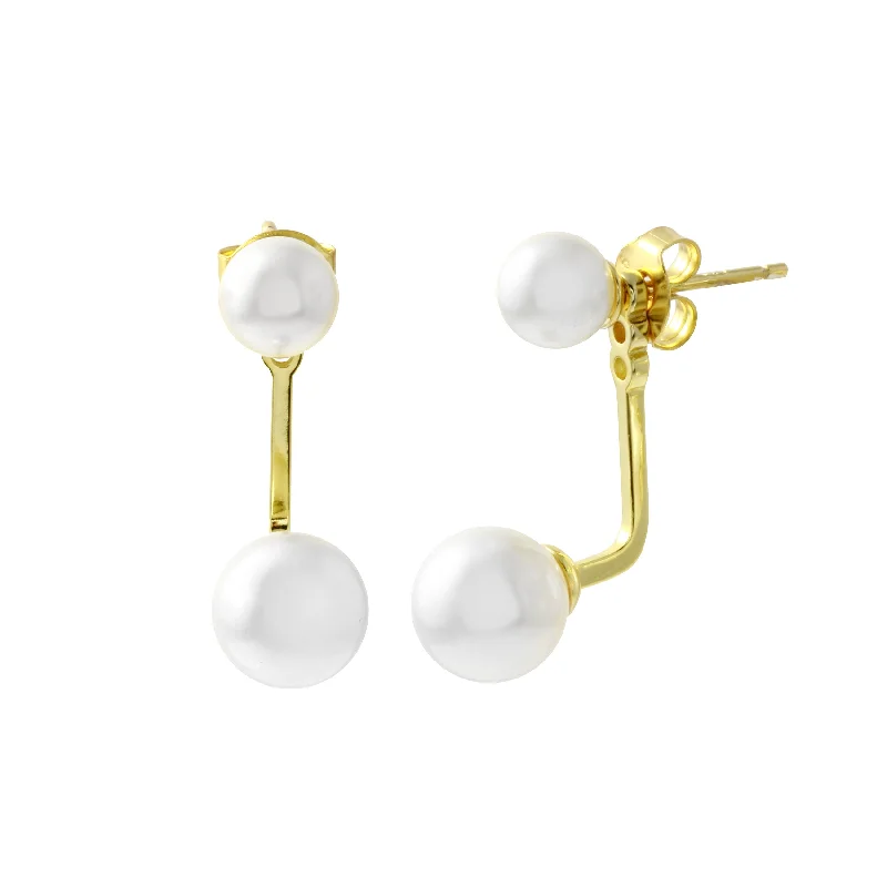 Flash Sale On Elegant Jewelry – Don't Miss Out Pearl Ear Jacket Stud