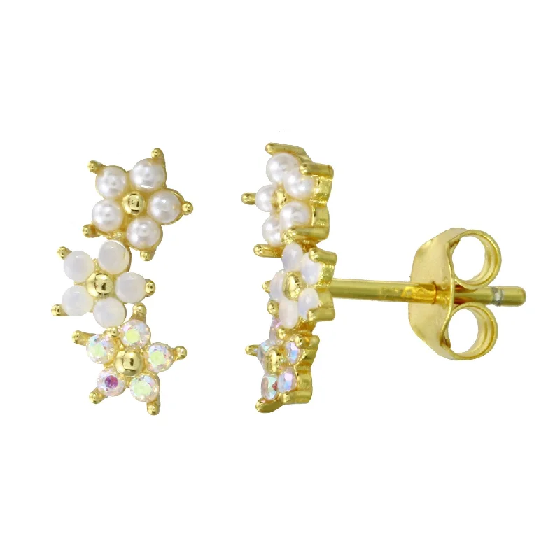 Don't Miss Our Biggest Jewelry Sale Of The Season Pearls & Opals Triple Flower Climber