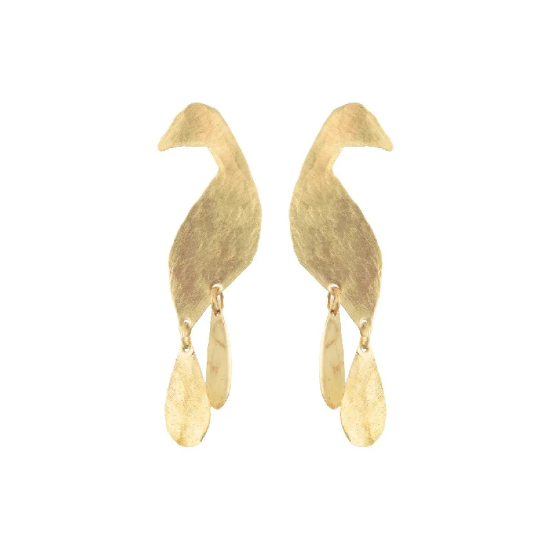 Luxury Handcrafted Jewelry For Elegant Looks Petite Peacock Earrings