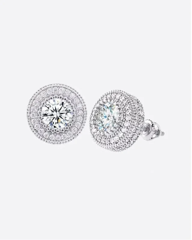 Luxury Jewelry At Unbeatable Discounts POPPIN STUDS 925. - WHITE GOLD