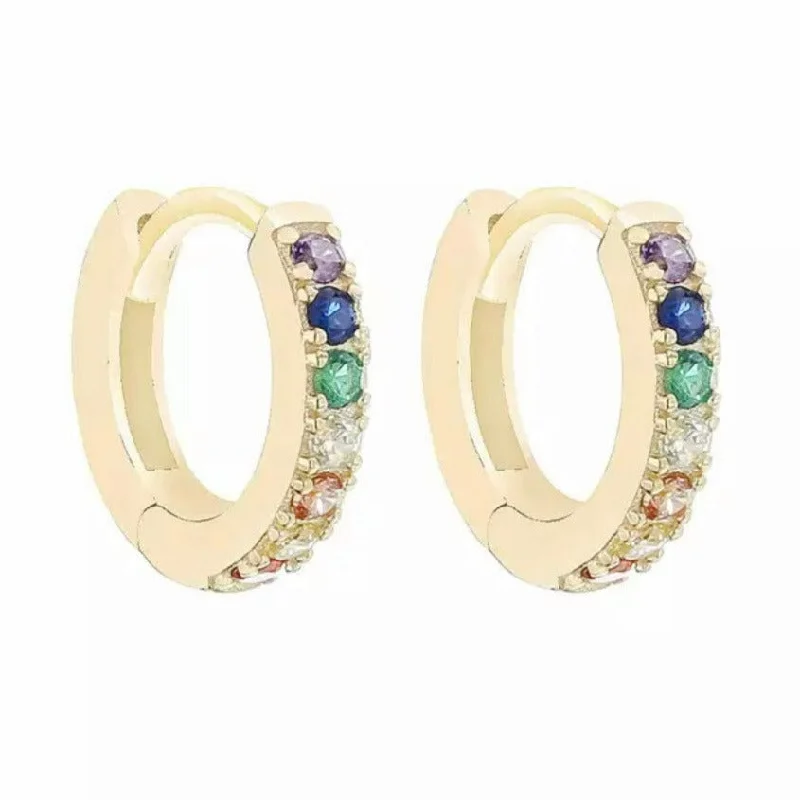 Premium Diamond Jewelry For Unforgettable Moments Mini Rainbow Huggies