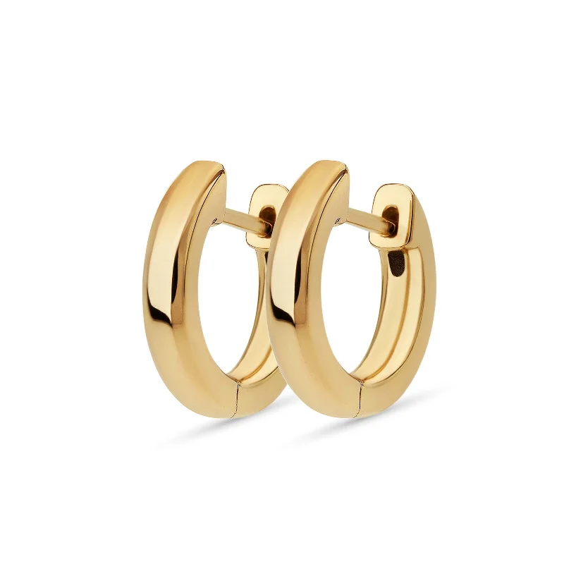 Your Perfect Accessory Now At The Best Price Small Gold Round Huggies