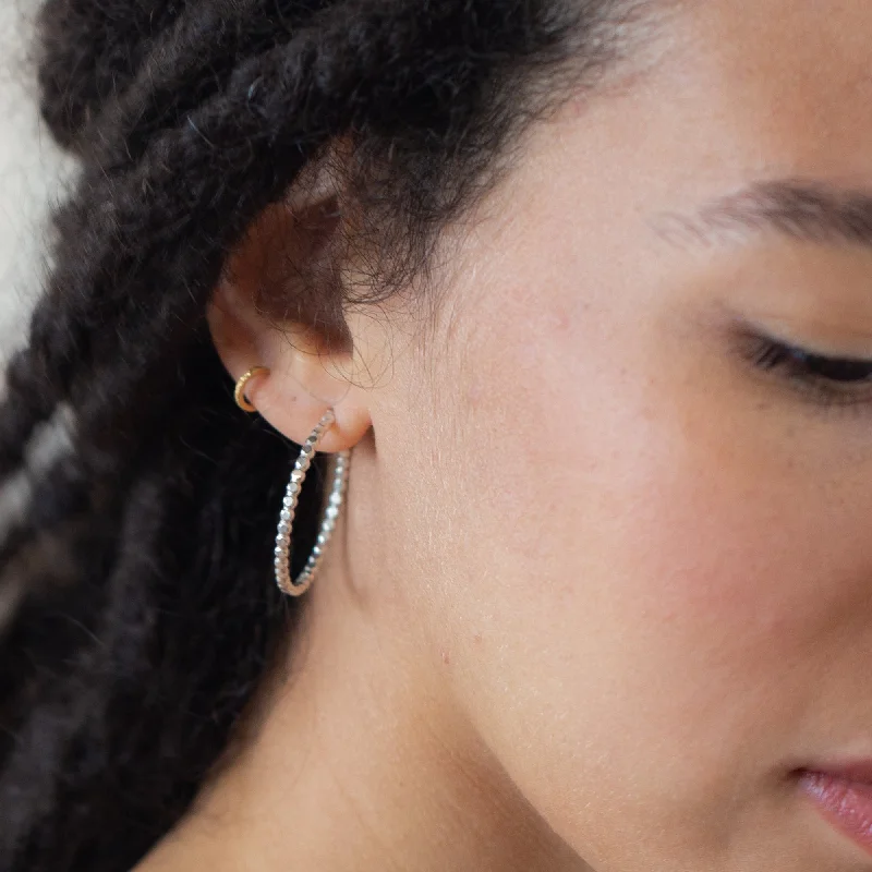 Bestselling Jewelry At Special Promotional Rates SPARKLE HOOP EARRINGS