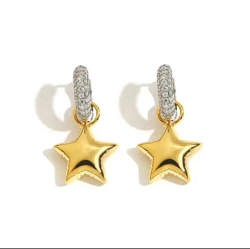 Luxury Jewelry Sale – Elegant Styles At Unbeatable Prices Star Balloon CZ Hoop Earrings Luxury Jewelry Sale – Elegant Styles At Unbeatable Prices Star Balloon CZ Hoop Earrings