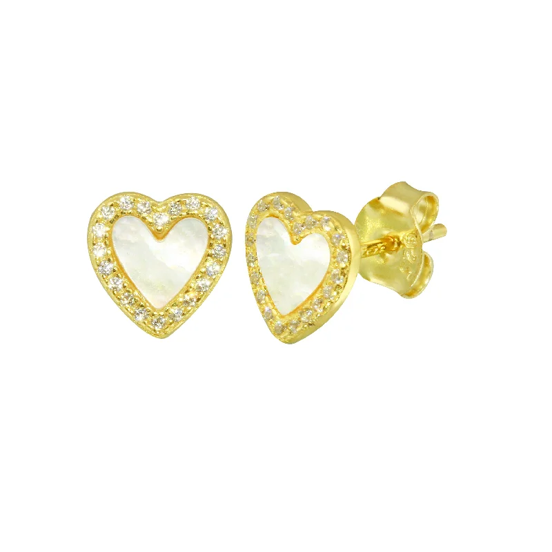 Limited-Time Jewelry Sale – Don't Miss These Deals Stone Heart Studs