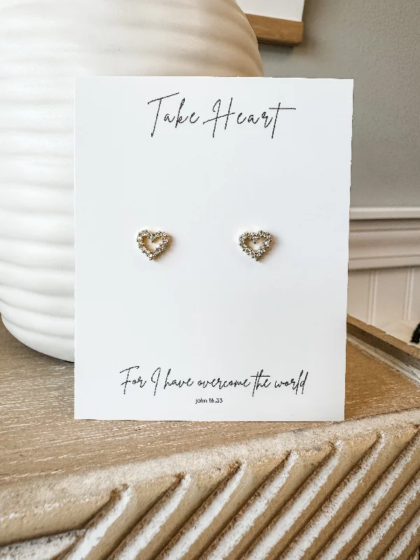 Flash Sale On Stunning Jewelry – Don't Miss Out Take Heart stud