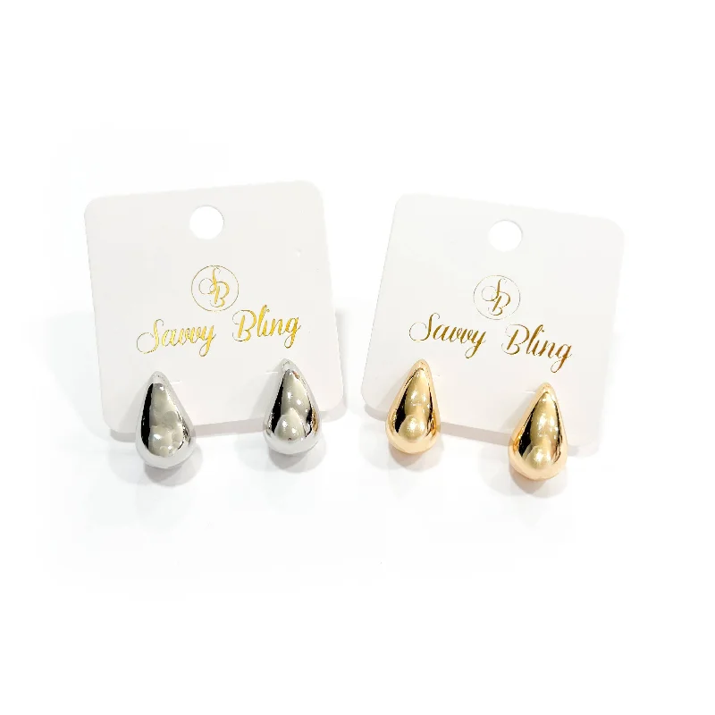Waterproof Stainless Steel Jewelry For Lasting Beauty Teardrop Earrings