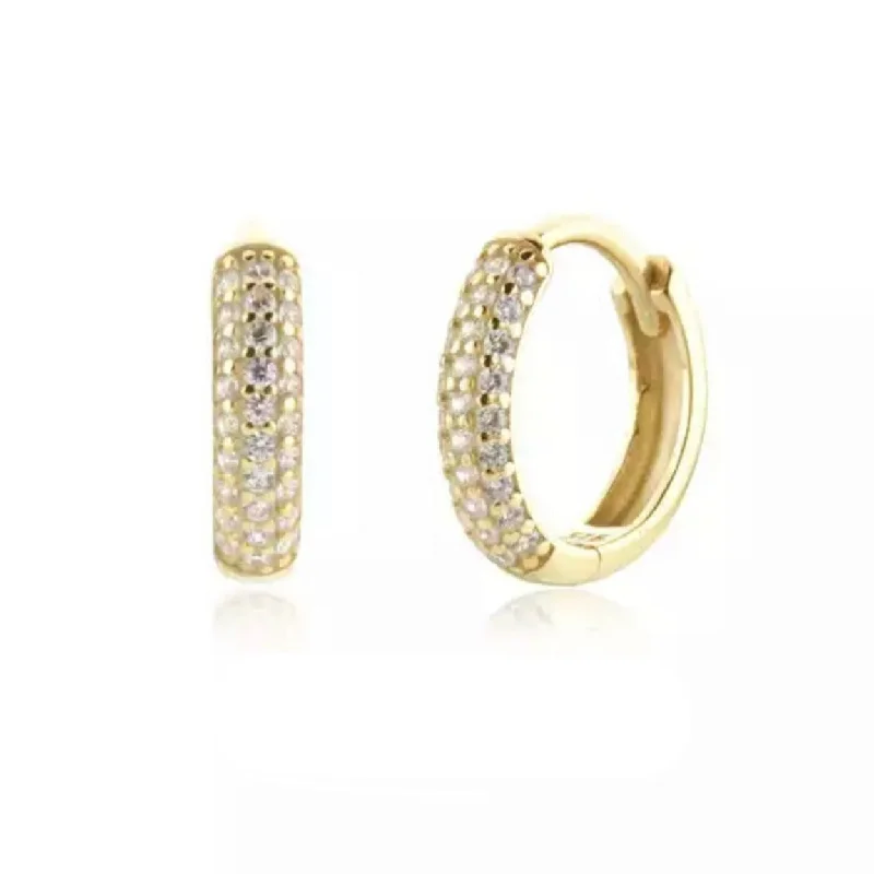Flash Deals On Fine Jewelry – Shop Before It's Gone The Basic Pave Huggie
