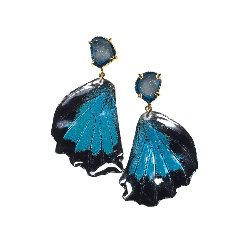 Shop Handcrafted Jewelry At Special Promotional Rates The Druxy REAL Butterfly Post Earrings Shop Handcrafted Jewelry At Special Promotional Rates The Druxy REAL Butterfly Post Earrings