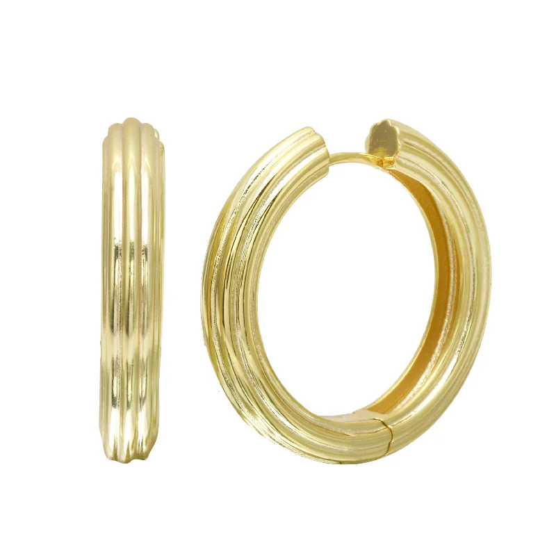 Shop Elegant Jewelry At Unbeatable Prices The Fluted Hoop