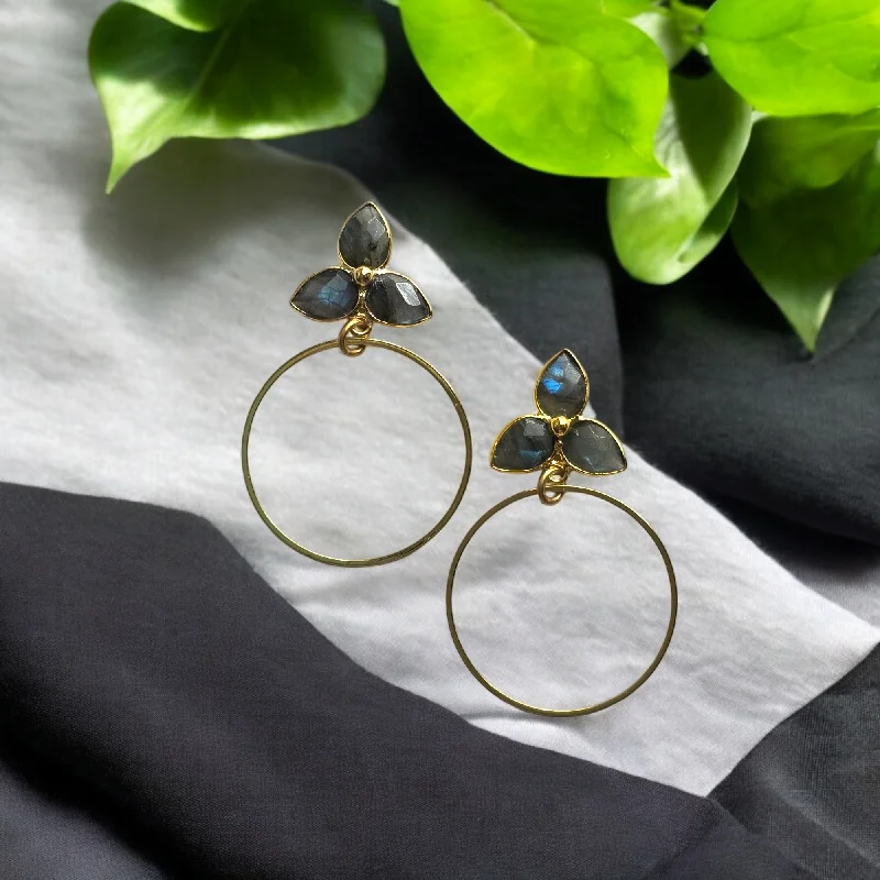 Special Sale On Handcrafted Jewelry – Shop Today The Lorna Labradorite Hoop Earrings Special Sale On Handcrafted Jewelry – Shop Today The Lorna Labradorite Hoop Earrings