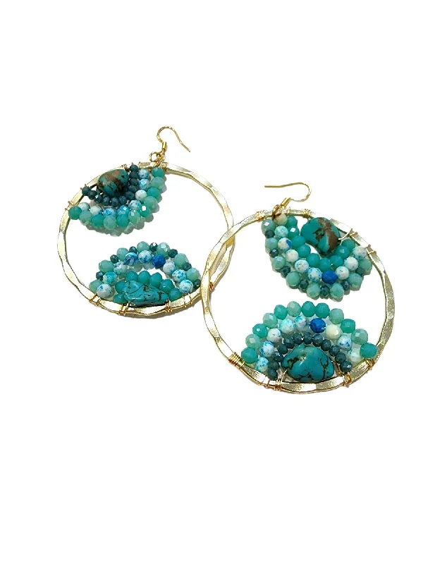 High-End Jewelry, Now More Affordable Than Ever The Mal Crystal Hoop Collection
