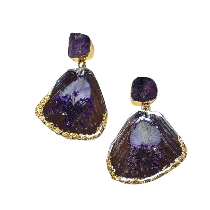 The Perfect Accessory For Less – Jewelry Sale Live The Amethyst REAL Butterfly Post Earrings The Perfect Accessory For Less – Jewelry Sale Live The Amethyst REAL Butterfly Post Earrings