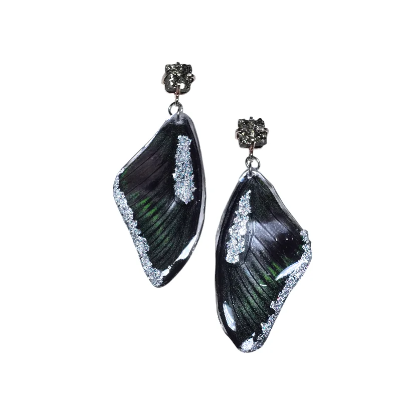 Flash Sale On Elegant Jewelry – Don't Miss Out The Pyrite REAL Butterfly Post Earrings Flash Sale On Elegant Jewelry – Don't Miss Out The Pyrite REAL Butterfly Post Earrings
