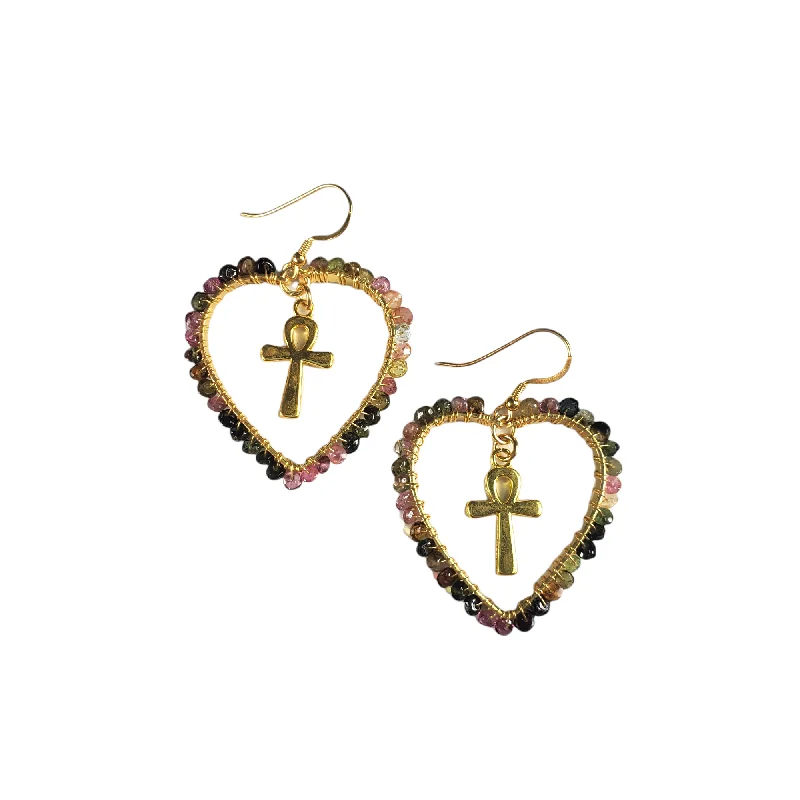 Tourmaline w/ Ankh