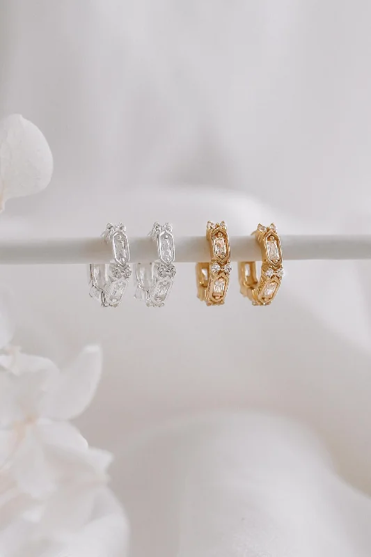 Luxury Jewelry Now At Special Promotional Rates Tia - Sterling Silver Hoop Earrings