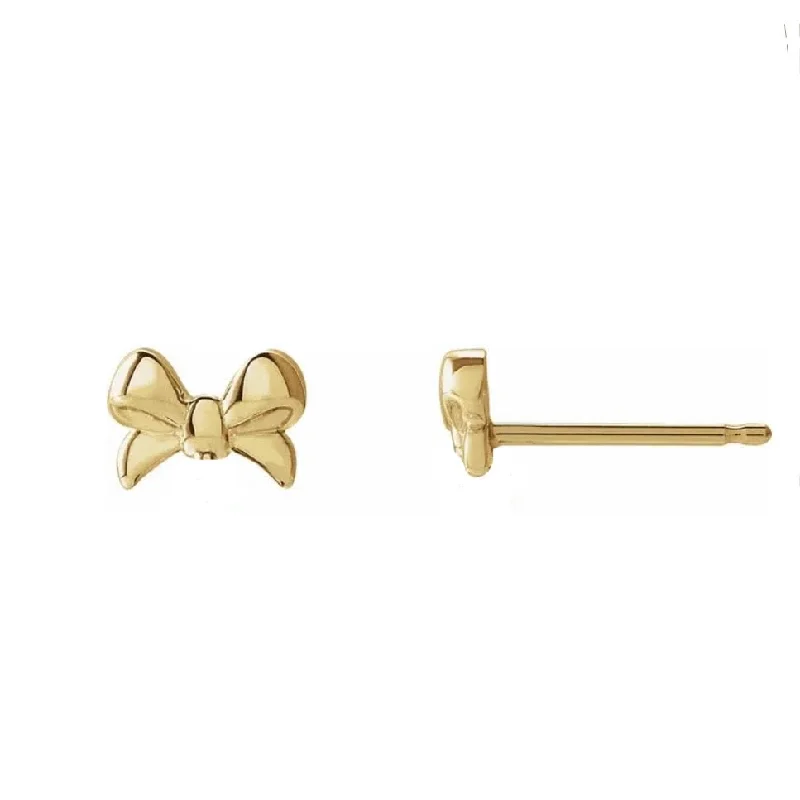 Get The Jewelry You Love At A Price You Love Tiny bow stud earring