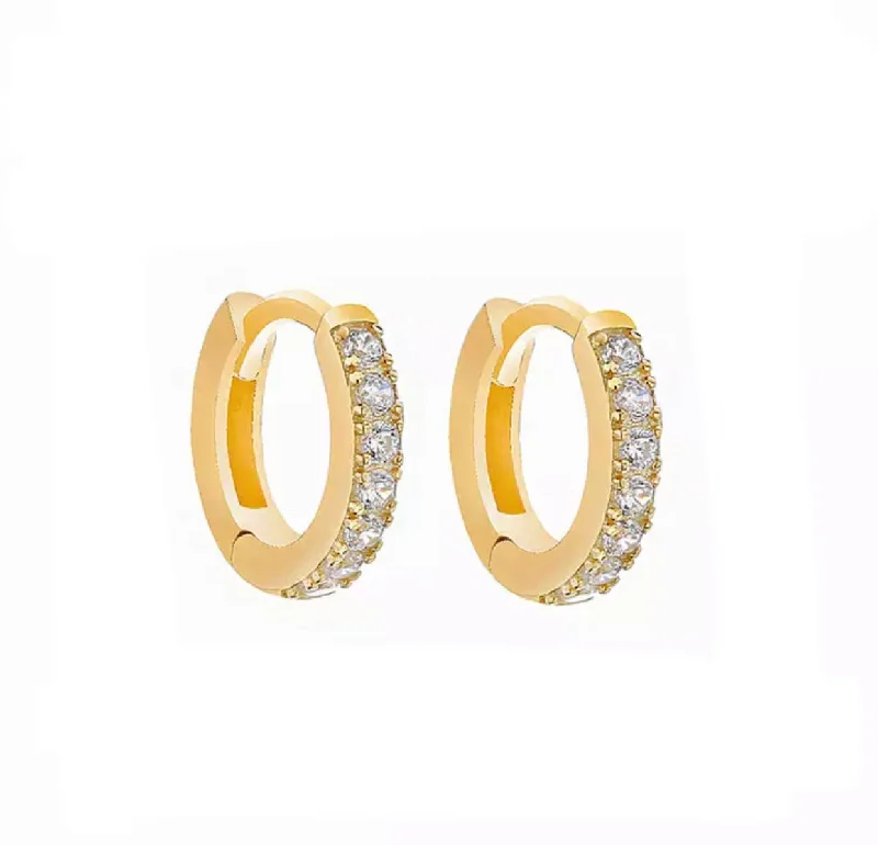 Sparkle On A Budget – Fine Jewelry For Less Tiny Everyday Diamond Huggies