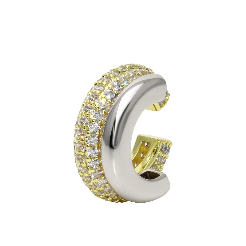Big Discounts On Elegant Jewelry Collections Two Tone Chunk Cuff