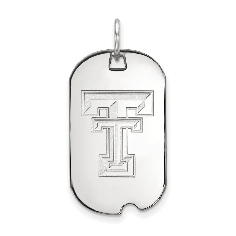 Luxury Jewelry At Unbeatable Discounts 10k White Gold Texas Tech U. Dog Tag Pendant Luxury Jewelry At Unbeatable Discounts 10k White Gold Texas Tech U. Dog Tag Pendant