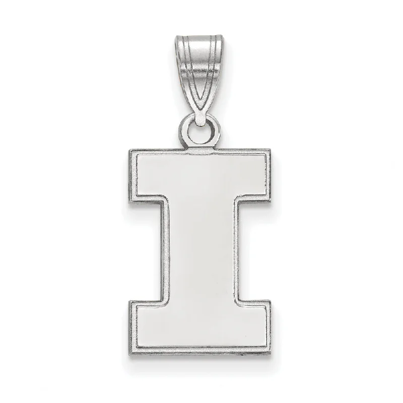 Seasonal Jewelry Sale – Upgrade Your Collection 10k White Gold U. of Illinois Medium Initial I Pendant Seasonal Jewelry Sale – Upgrade Your Collection 10k White Gold U. of Illinois Medium Initial I Pendant